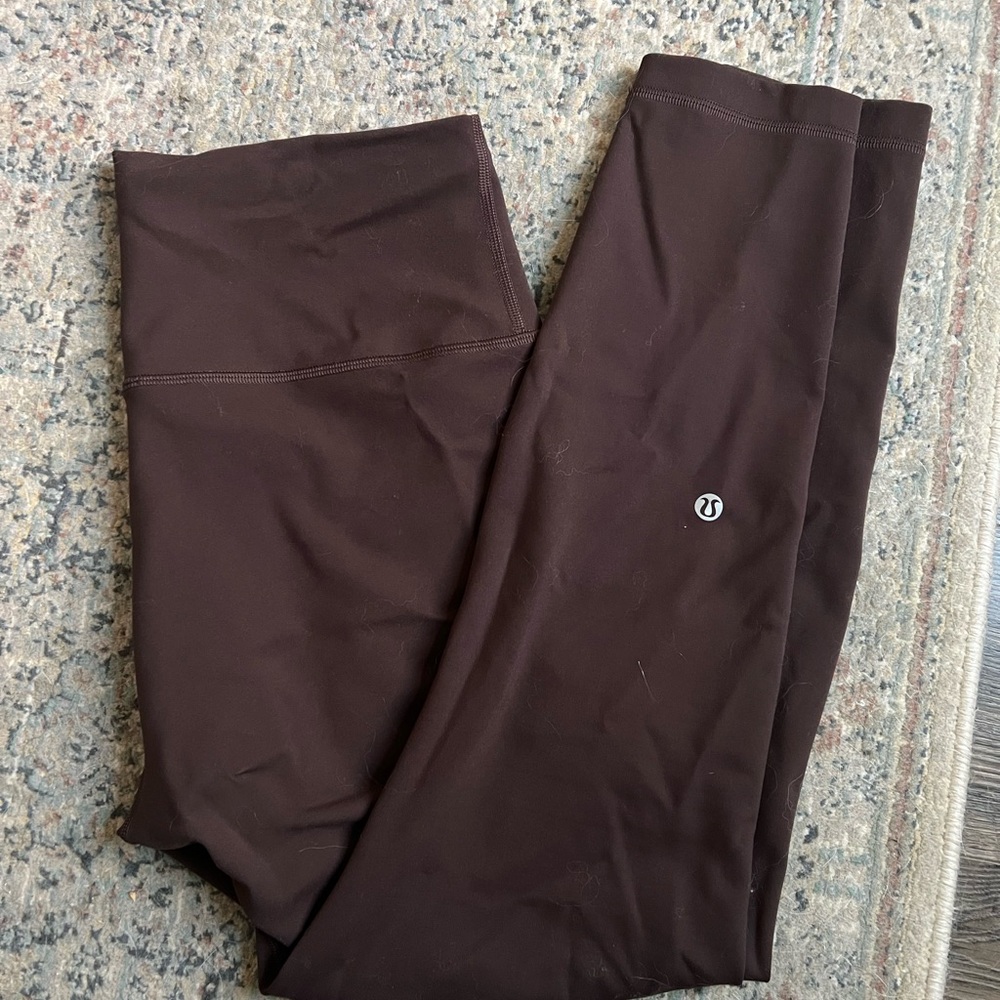 Lululemon Wunder Train 25” ~ size 10 Espresso